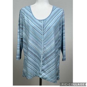 CJBanks  X - L Top blouse Stripped